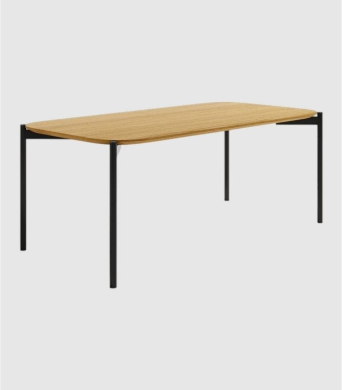 Rechthoekige tafel van Java-eikenhout
