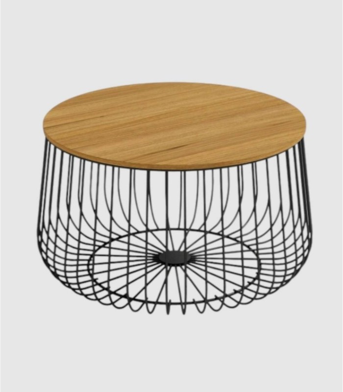 Mesa grande negro madera Índico