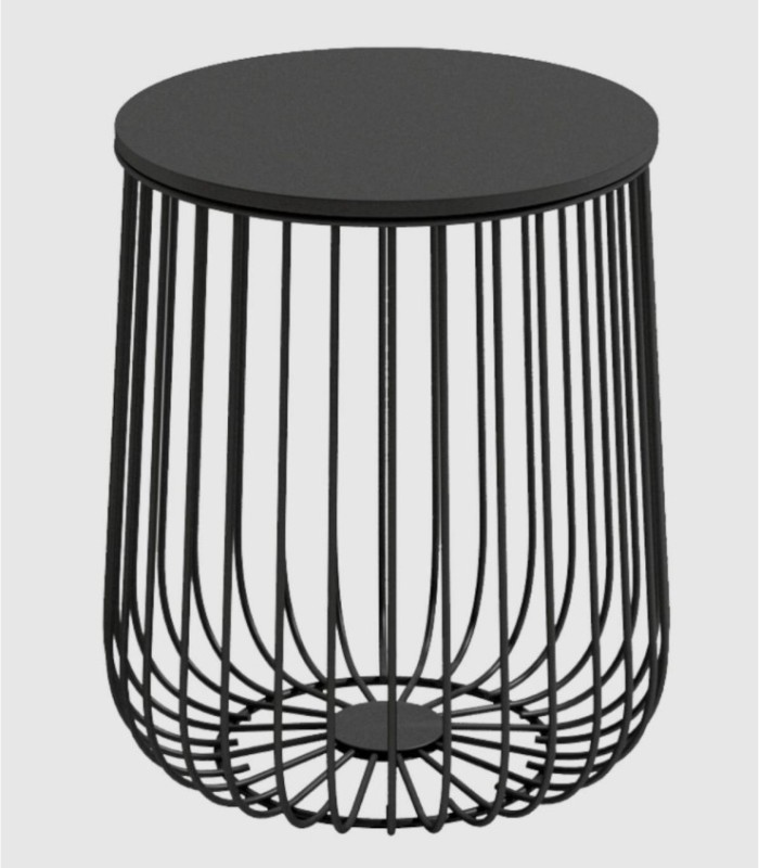 Small black Indian table