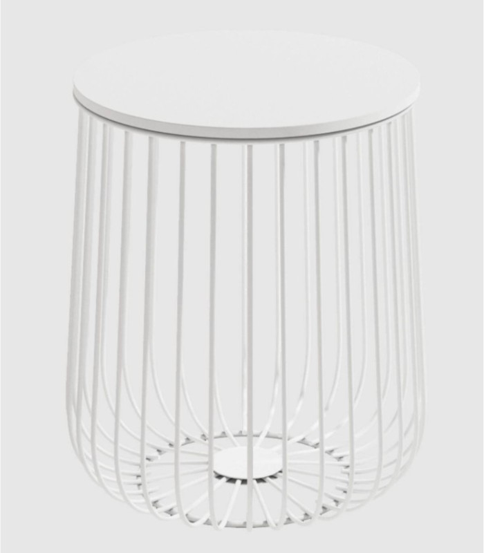 Small white Indian table