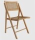 Silla plegable Bruna natural