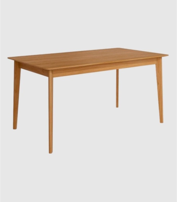 Medium rectangular table in natural oak, Aura