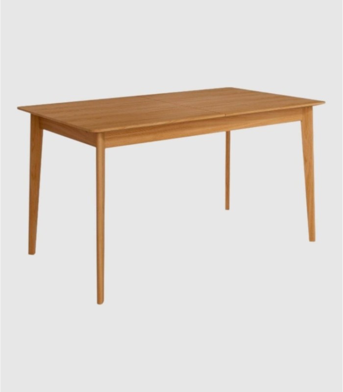 Aura small extendable natural oak table