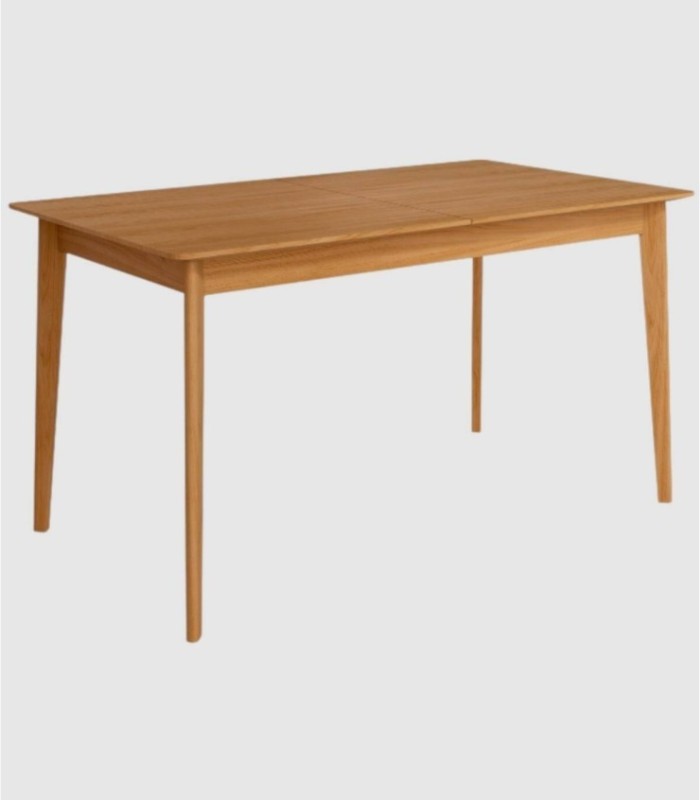 Large Aura extendable natural oak table