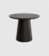 Mesa de centro redonda negro Namib pequeña