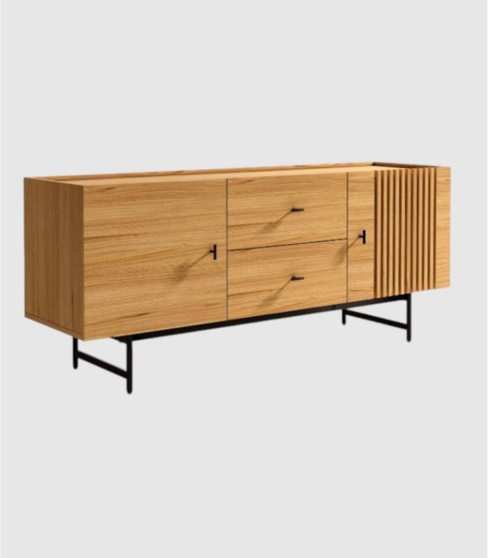 Samurai TV cabinet with 2 doors and 2 drawers