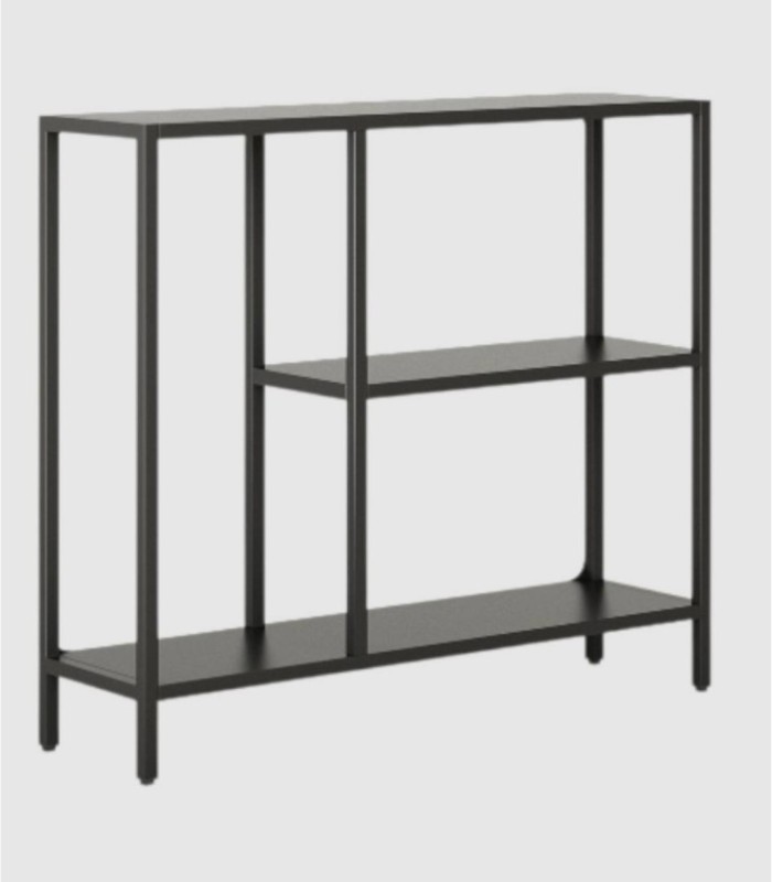 Titania small black hall shelf