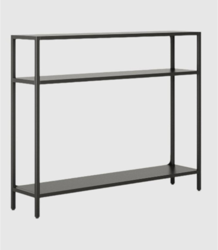 Titania medium black hall shelf
