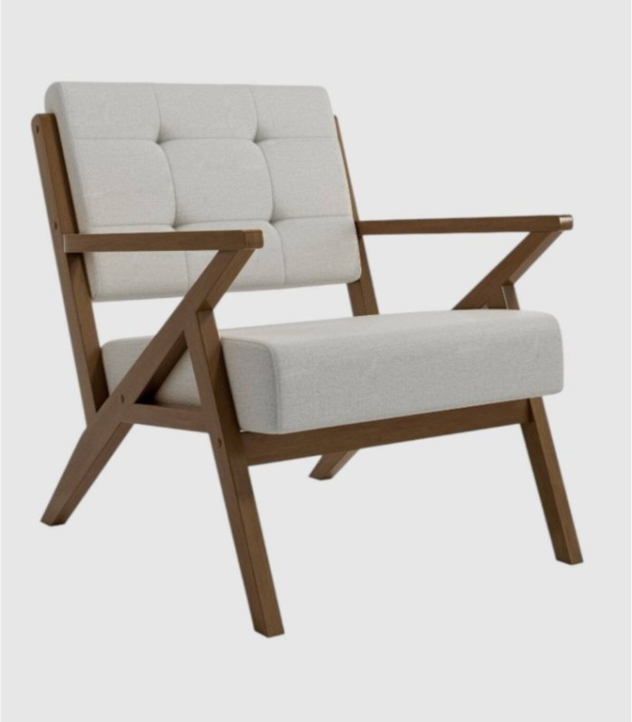 Sakura dark ash wood armchair