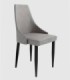 Silla tapizada gris París