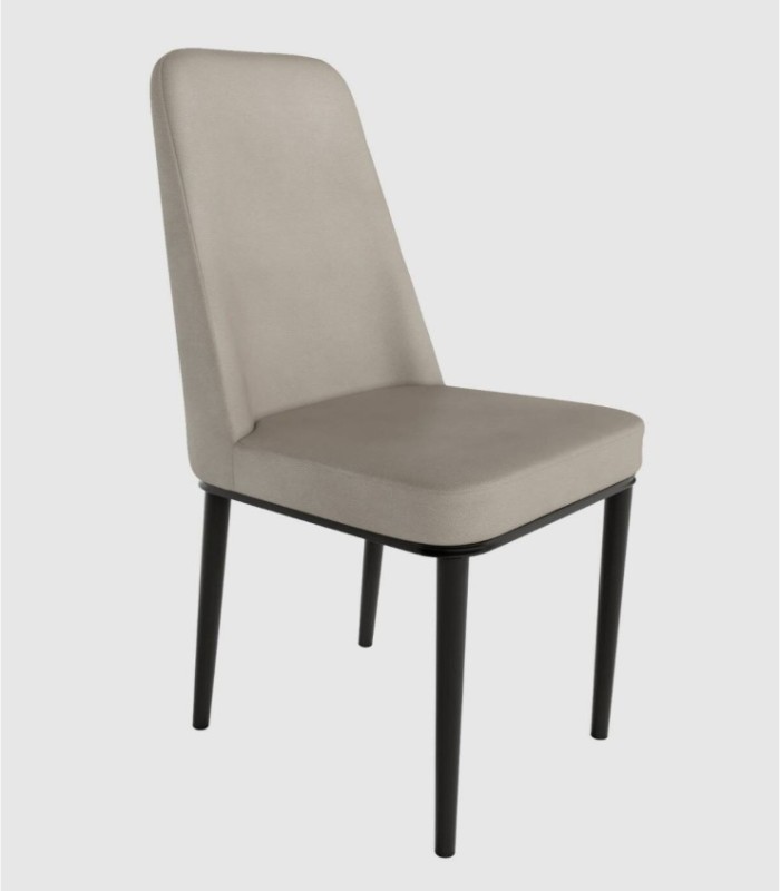 Oslo dark grey upholstered chair
