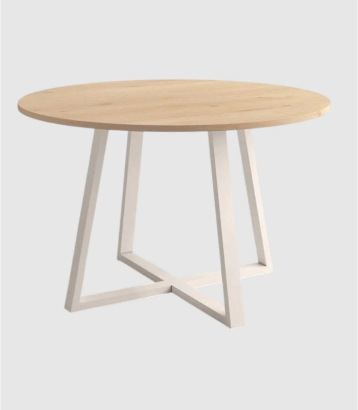 Lugano kleine ivoren eikenhouten tafel