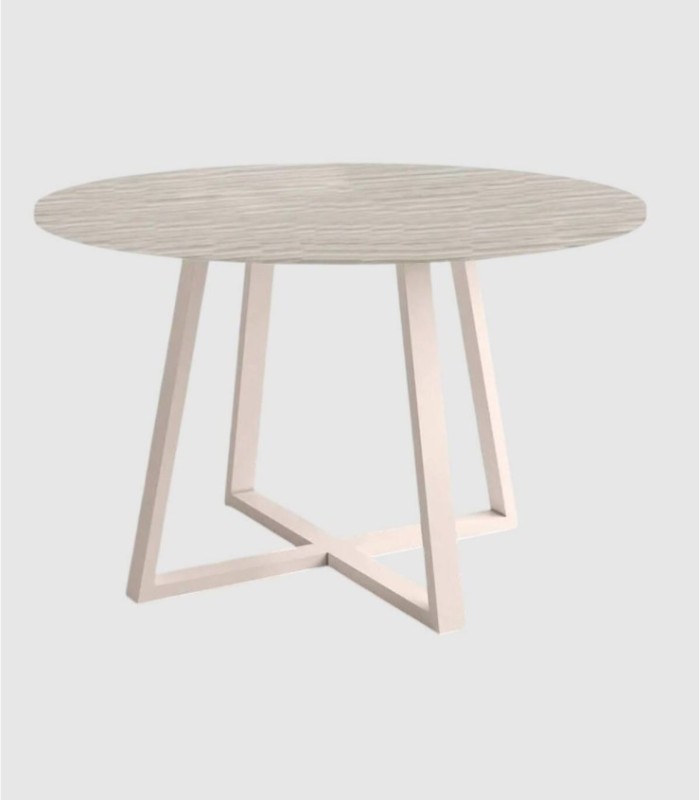 Small ivory Arctic table Lugano