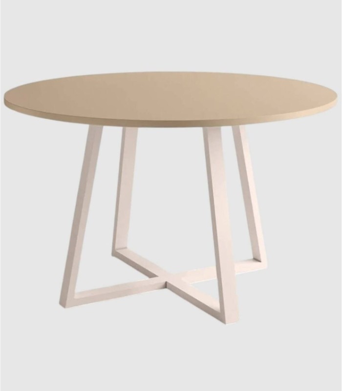 Lugano grote ivoorkleurige pareltafel