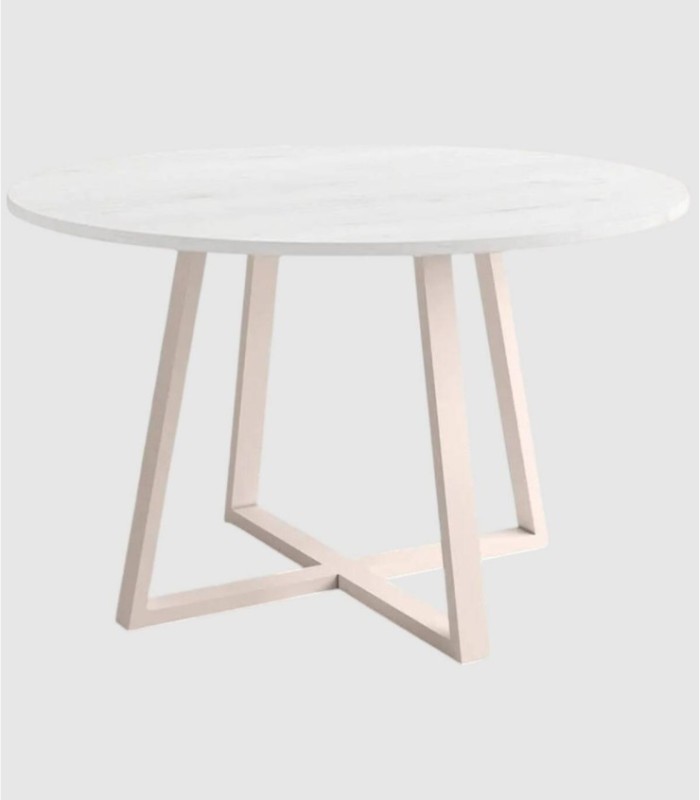 Large ivory white table Lugano