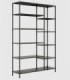 Estanteria negro grande Titania