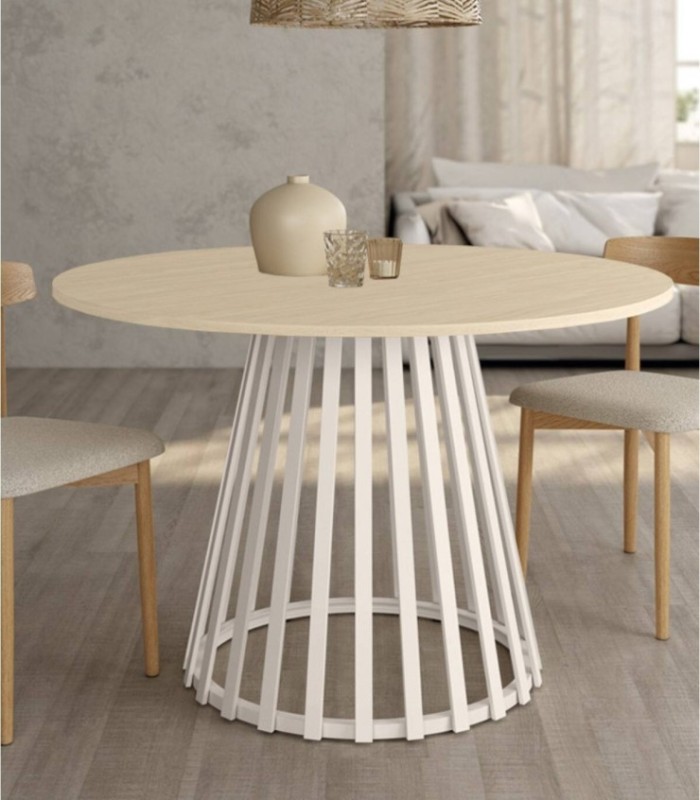 Delta ivoorkleurige alpin ronde tafel