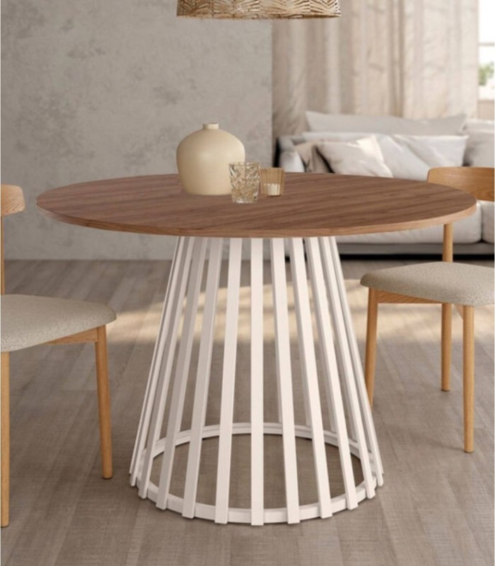 Round table Java ivory Delta