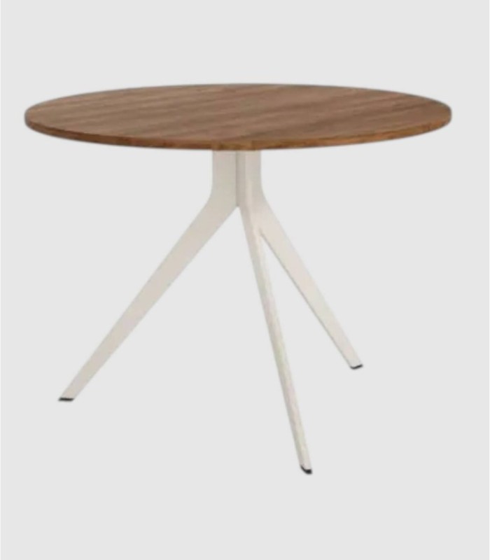 Kleine ronde tafel van ivoor in Java, Orta-stijl.