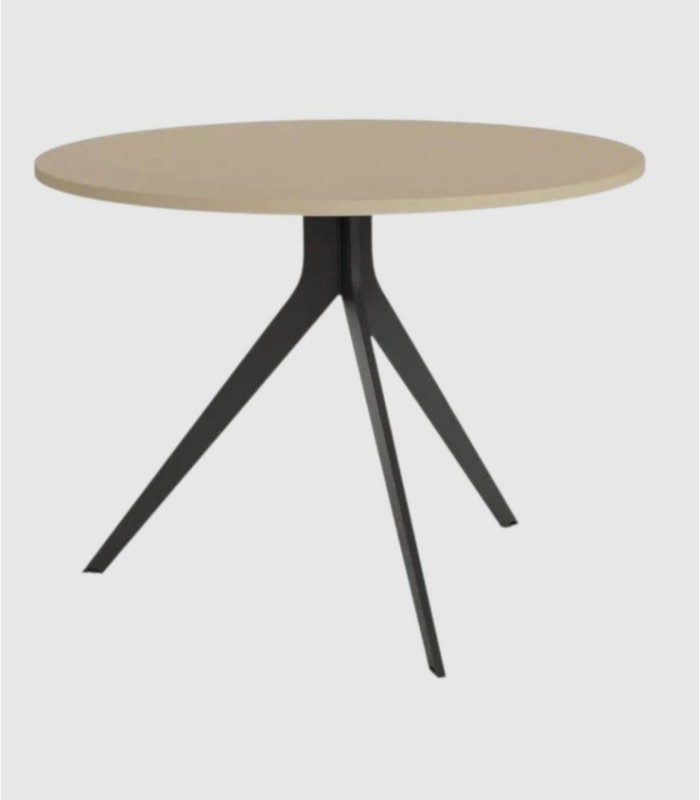 Orta kleine ronde tafel met zwarte parels