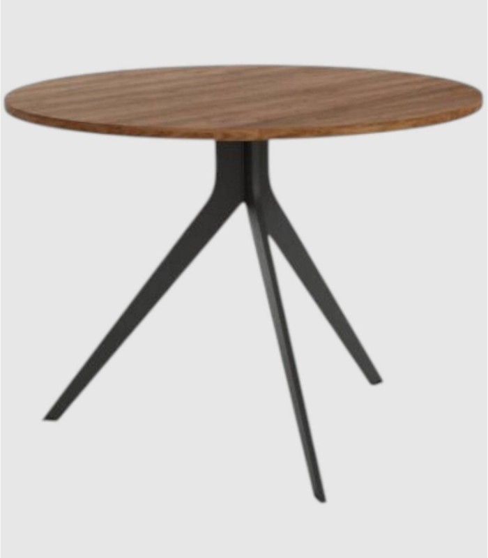 Orta grote zwarte Java ronde tafel