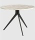 Mesa redonda artic negro grande Orta