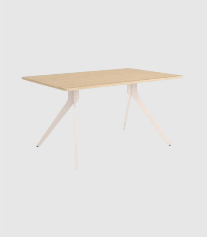 Iseo kleine ivoorkleurige alpin rechthoekige tafel