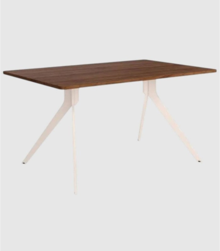 Grote rechthoekige tafel van Iseo Java ivoor