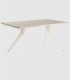 Mesa rectangular artic marfil grande Iseo