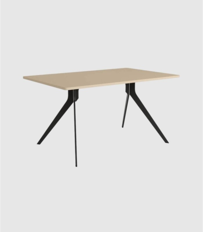 Small Iseo black pearl rectangular table