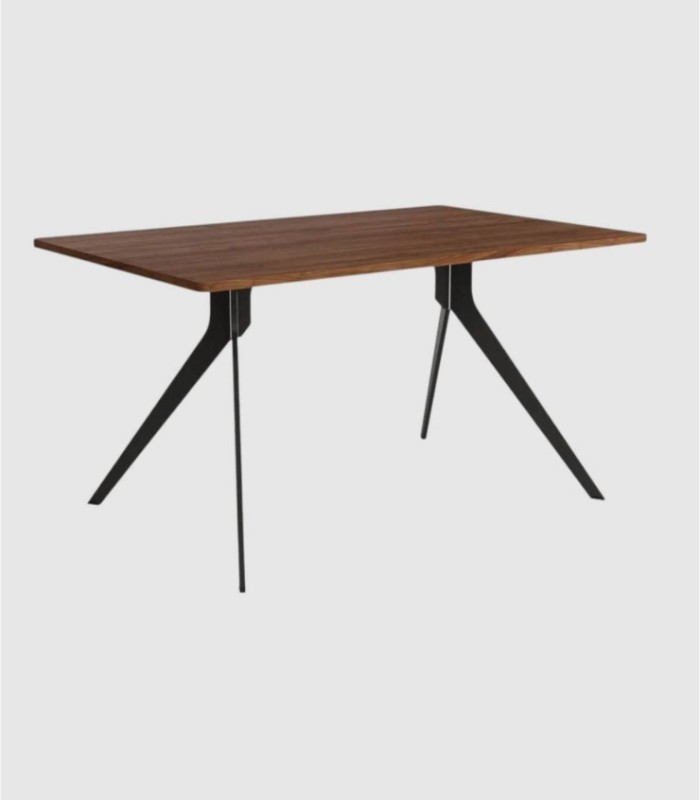 Middelzwarte Java rechthoekige tafel Iseo