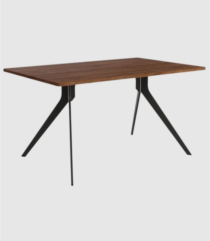 Iseo large black java rectangular table