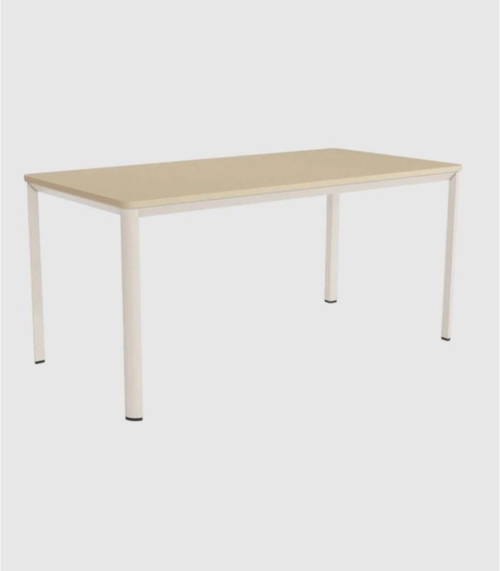 Mesa rectangular perla marfil mediana grande Onea