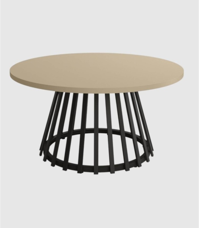 Grote zwarte parel Delta salontafel