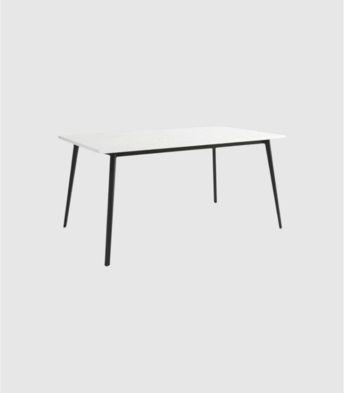 Kamba small black white table