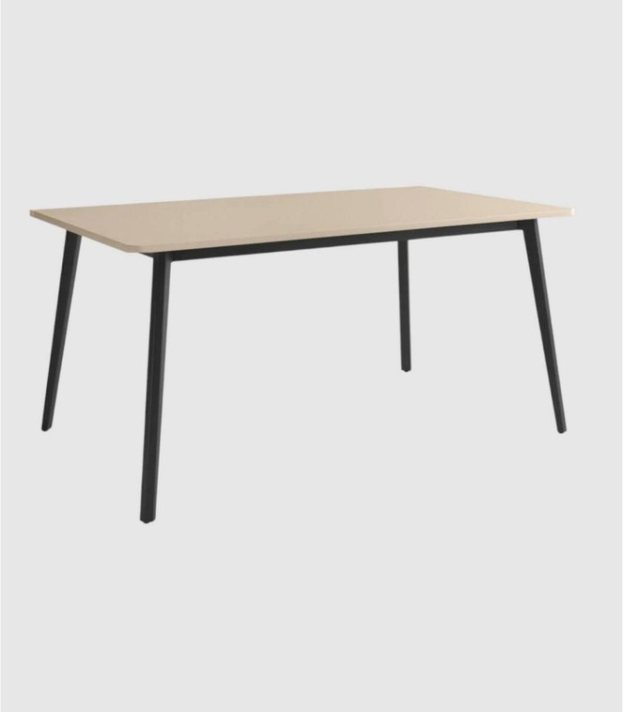 Mesa perla negro mediana grande Kamba