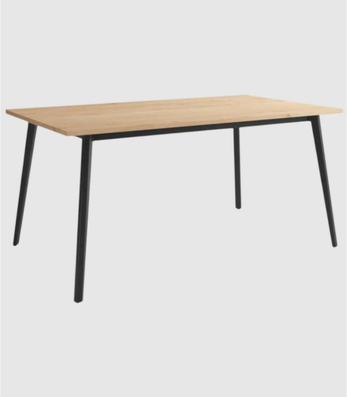 Mesa roble negro grande Kamba