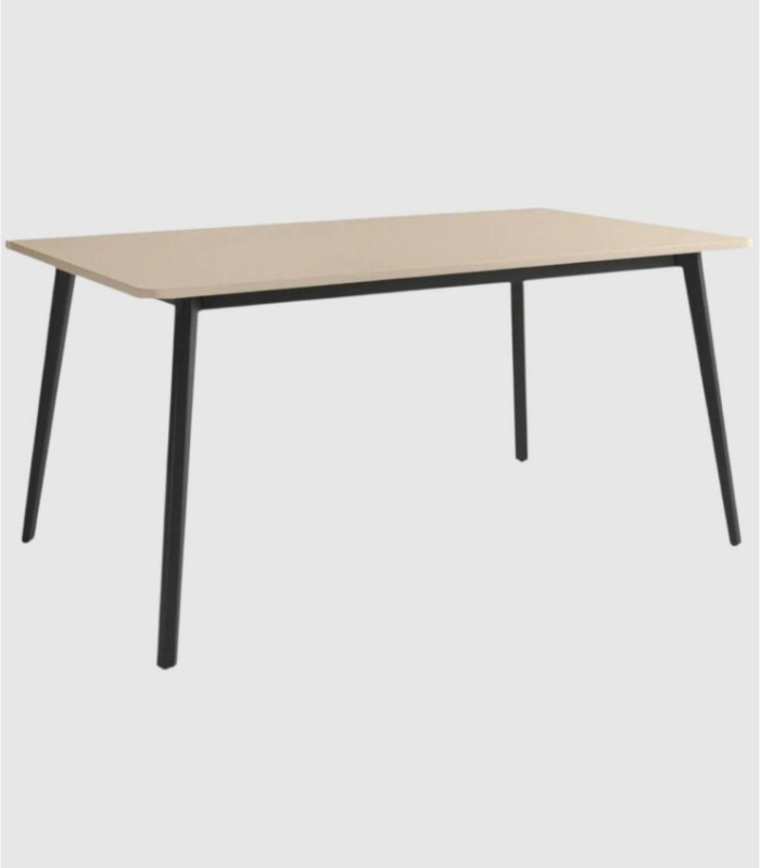 Mesa perla negro grande Kamba