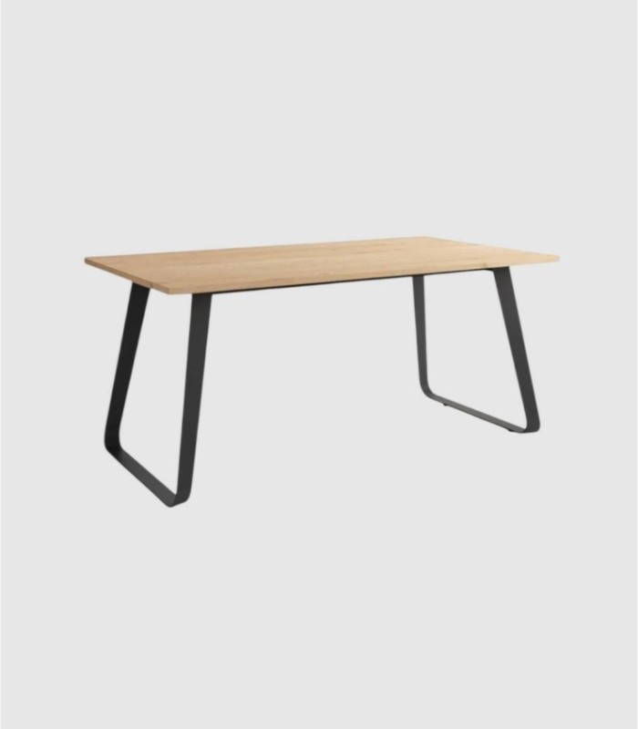 Kleine tafel van zwart eikenhout