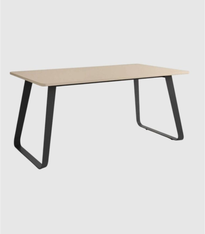 Mesa perla negro mediana Como