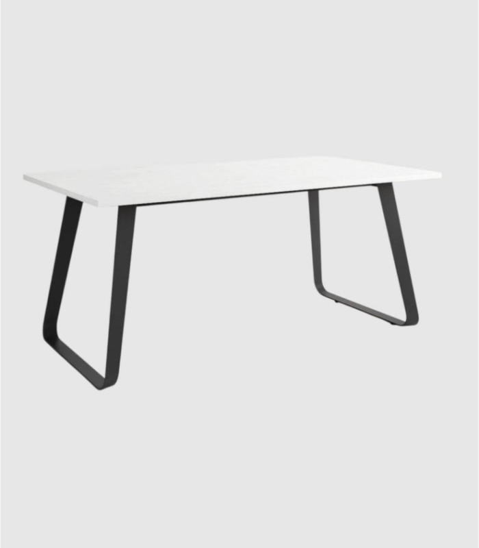 Medium black and white table.