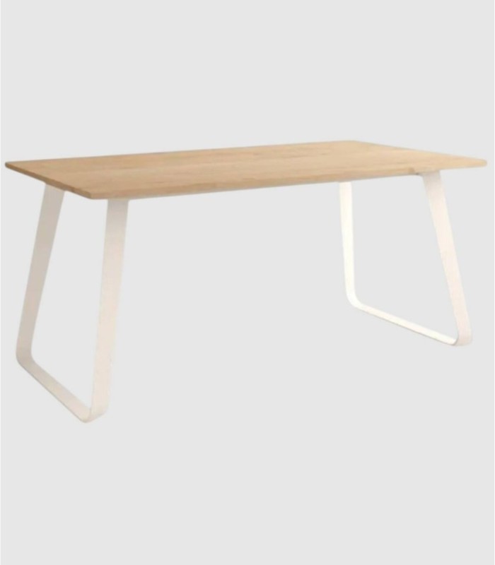 Como grote ivoor eiken tafel