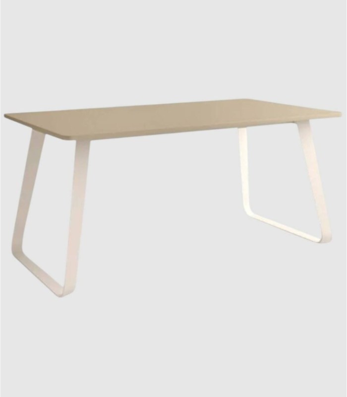 Como large ivory pearl table