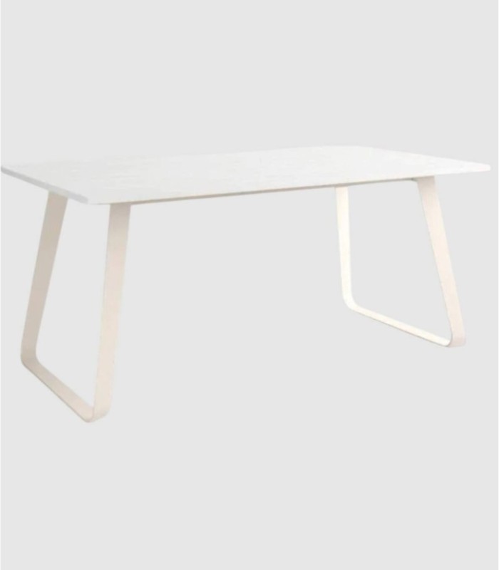 Como large ivory white table
