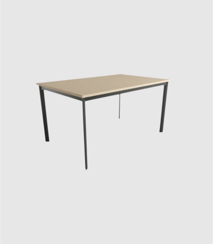 Garda vierkante zwarte parel tafel