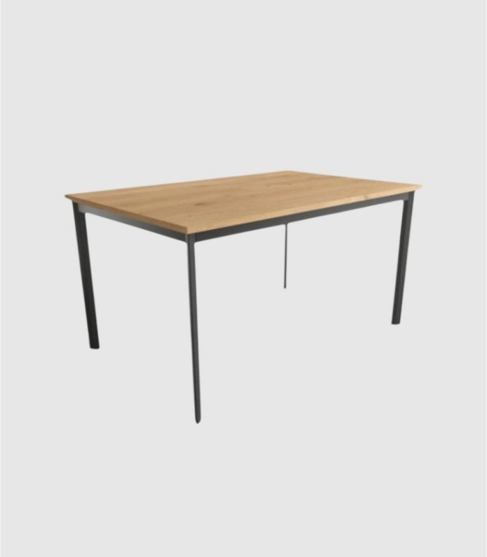 Garda small black oak table