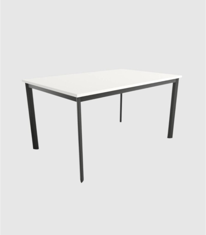 Mesa blanco negro mediana pequeña Garda