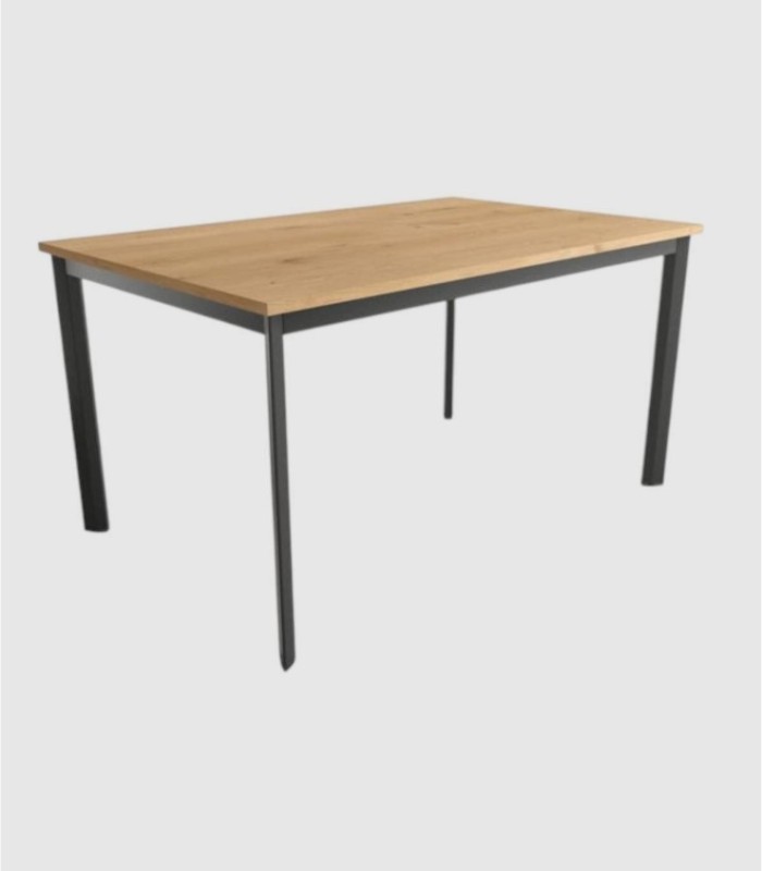 Garda medium large black oak table