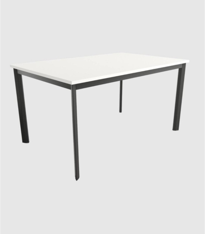 Mesa blanco negro mediana grande Garda