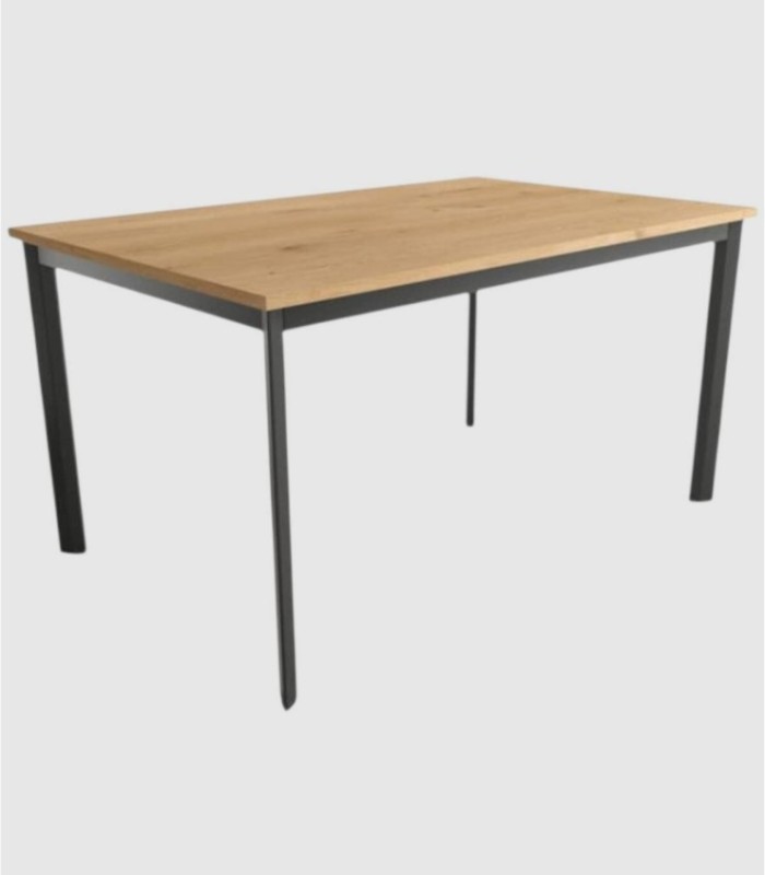Large black oak table Garda